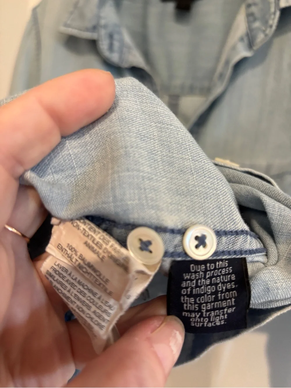 J. Crew Light Blue Denim Shirt